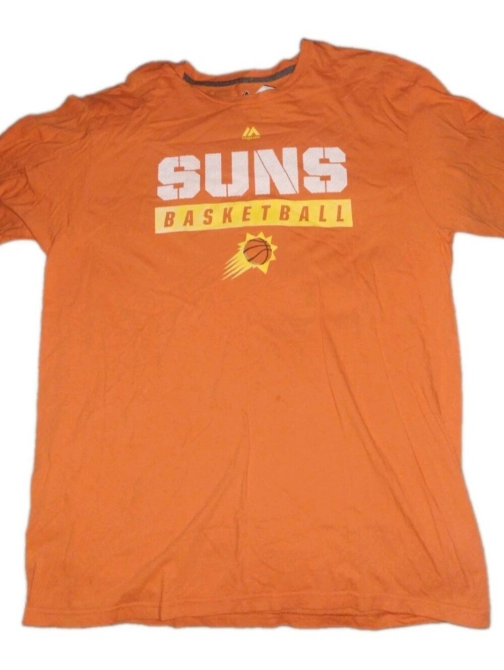 Phoenix Suns Majestic Orange Triple Peak Graphic Tee XL Short Sleeve